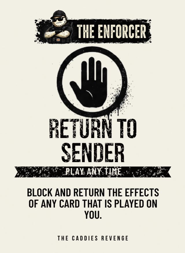 The Caddie's Revenge - Golf Card Game