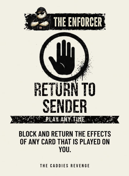 The Caddie's Revenge - Golf Card Game