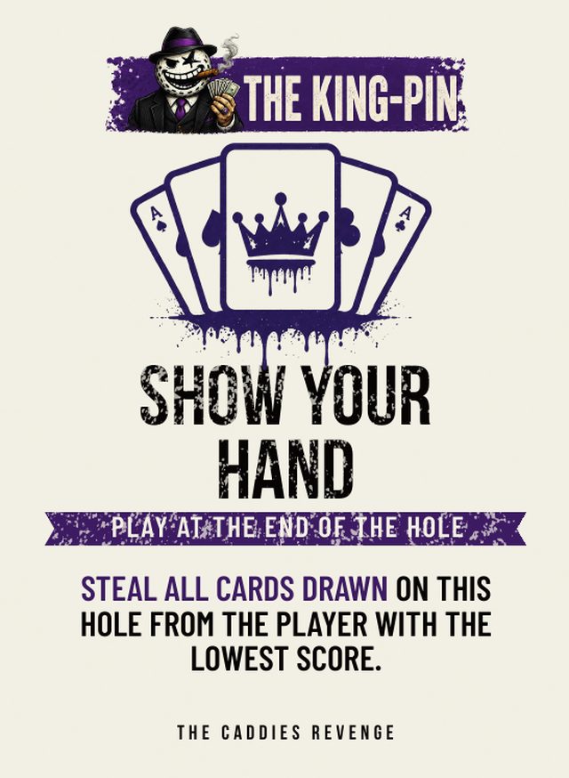 The Caddie's Revenge - Golf Card Game