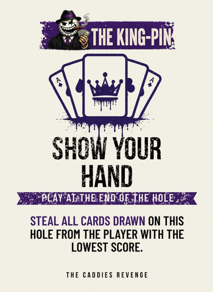 The Caddie's Revenge - Golf Card Game