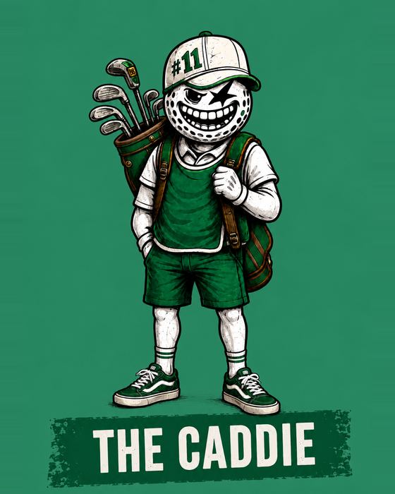 The Caddie — character illustration.