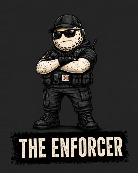 The Enforcer — character illustration.